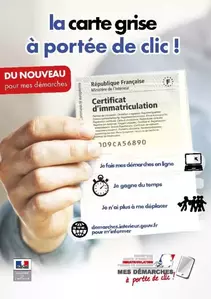 Certificat d'immatriculation - Nouveautés 2023
